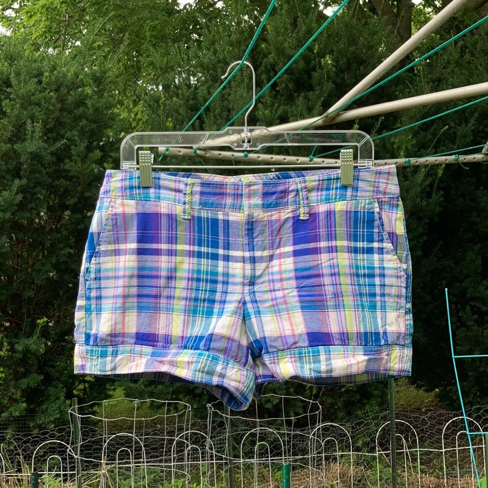 GAP Plaid Shorts Size 8